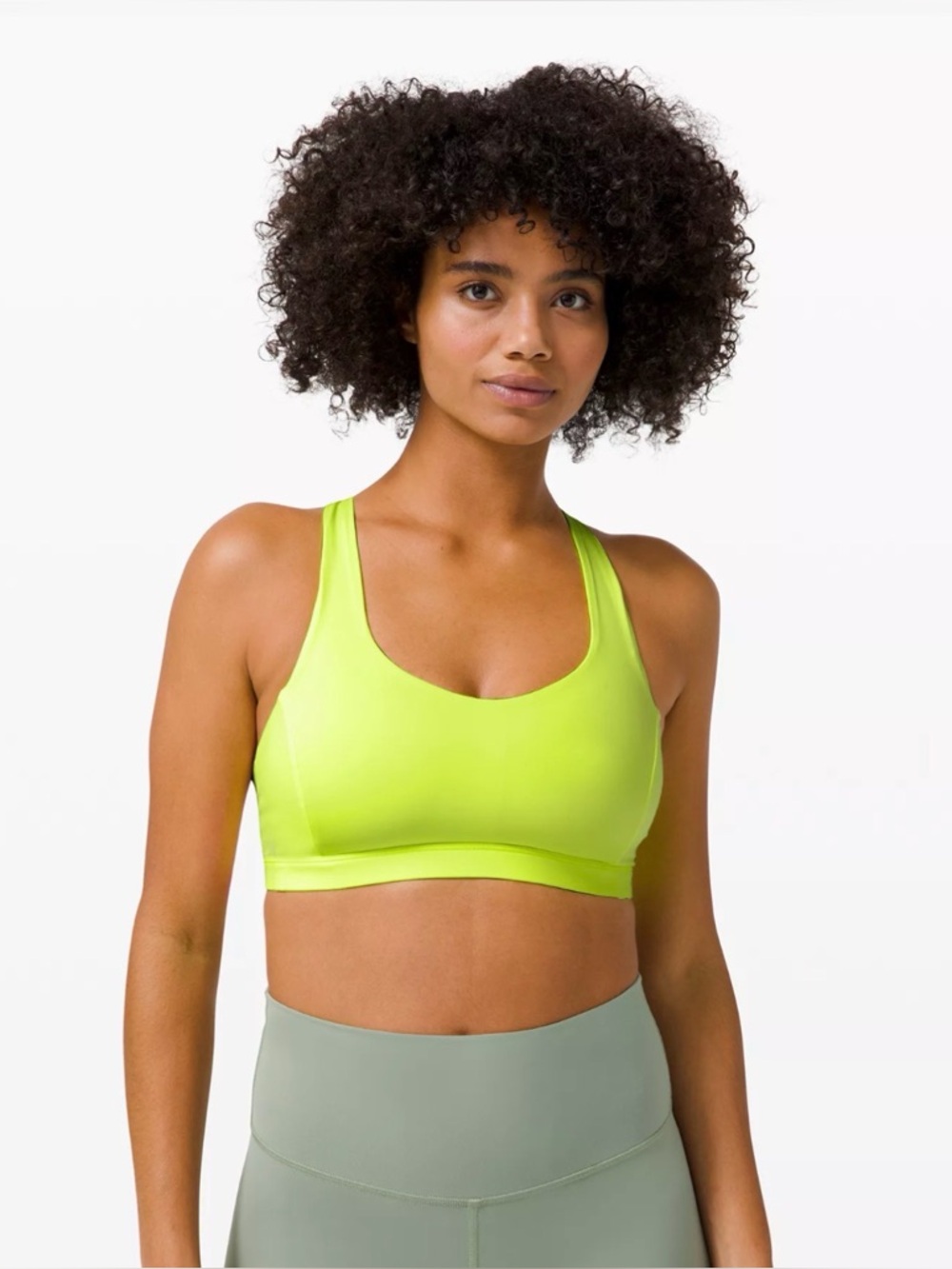 LULULEMON FREE TO BE SERENE BRA*LIGHT SUPPORT, C/D CUP Worn once!